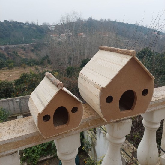 آشیانه پرنده چوبی دستساز کد 4