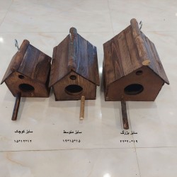 آشیانه پرنده چوبی دستساز کد 13