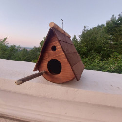 آشیانه پرنده چوبی دستساز کد 1
