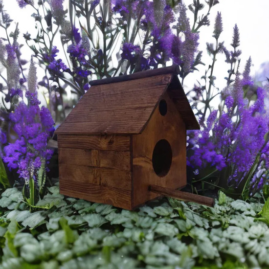 آشیانه پرنده چوبی دستساز کد 19