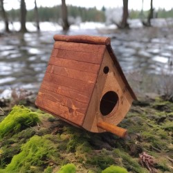 آشیانه پرنده چوبی دستساز کد 2