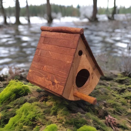 آشیانه پرنده چوبی دستساز کد 2