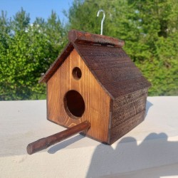آشیانه پرنده چوبی دستساز کد 17
