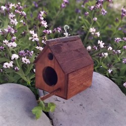 آشیانه پرنده چوبی دستساز کد 3