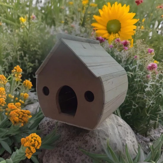 آشیانه پرنده چوبی دستساز کد 4