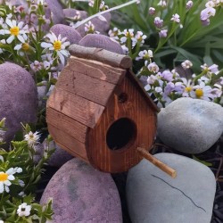 آشیانه پرنده چوبی دستساز کد 8