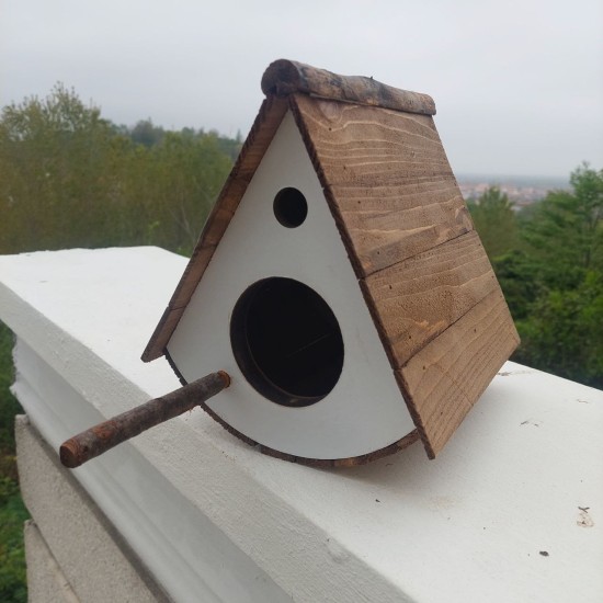 آشیانه پرنده چوبی دستساز کد15