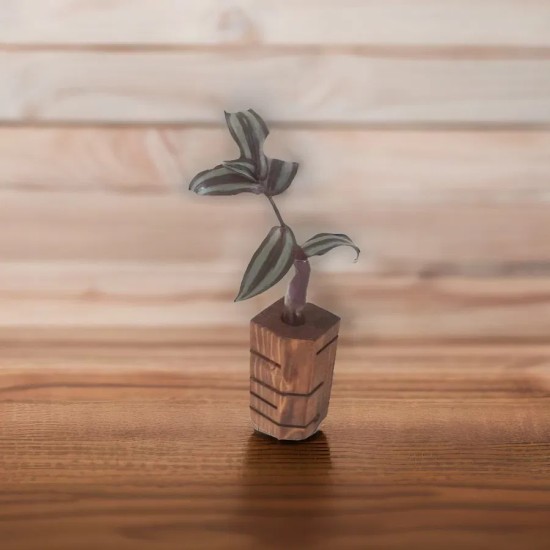 گلدان چوبی دستساز دکوری مدرن و تزیینی1