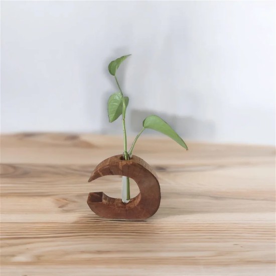 گلدان چوبی دستساز دکوری مدرن و تزیینی4